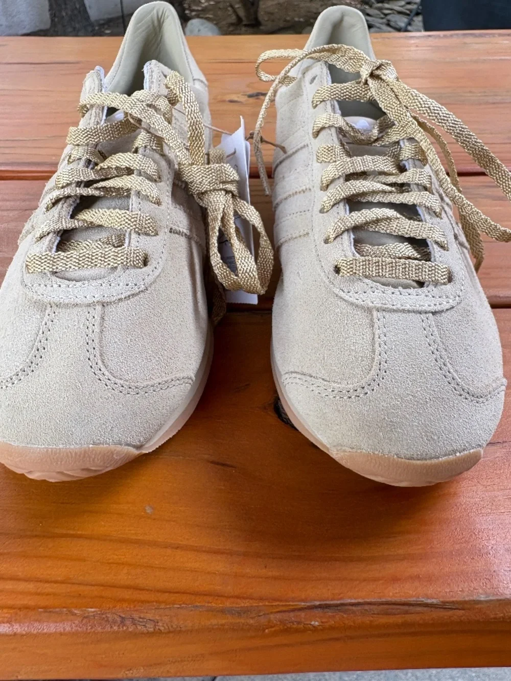 NWT Khaite x Adidas Country OG Men's Sneakers Size 7.5 Savanah Gum Suede Unisex